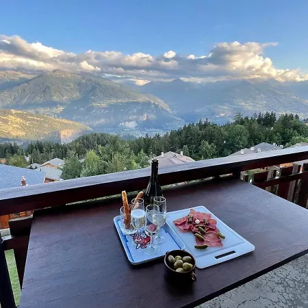 With Great Views In * Anzère