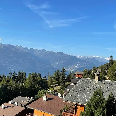 With Great Views In Apartment Anzère